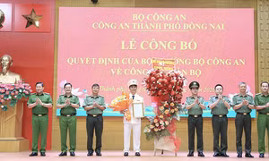 Tân Phó Giám đốc Công an được biệt phái về làm Ban Quản lý dự án TP Đồng Nai