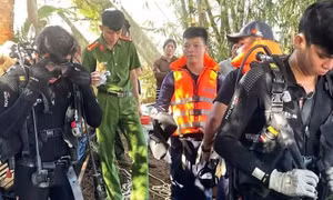 Xuyên đêm tìm người mất tích trên sông Đắk Lấp