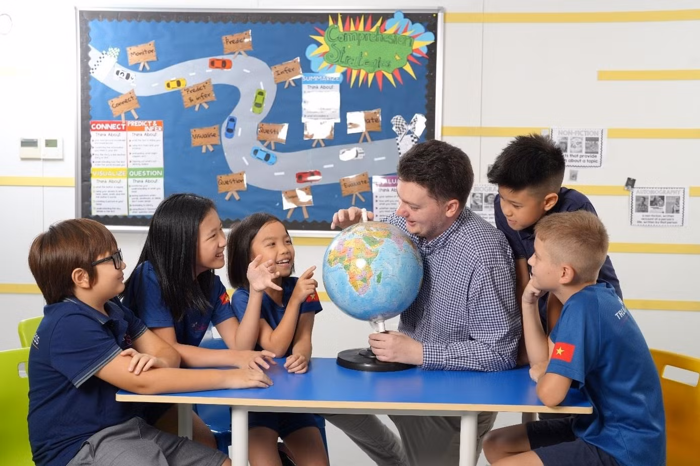 Học sinh TH School học cùng giáo viên nước ngoài