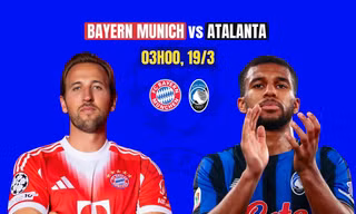 Nhận định Bayern Munich vs Atalanta, 03h00 ngày 19/3: Không thể ngược dòng