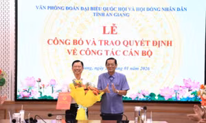 Hội đồng nhân dân tỉnh An Giang bổ nhiệm nhân sự
