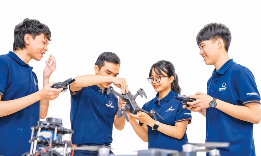 Hoạt động nghiên cứu đào tạo tại Trường Đại học Phenikaa Hà Nội Ảnh: Trương Anh