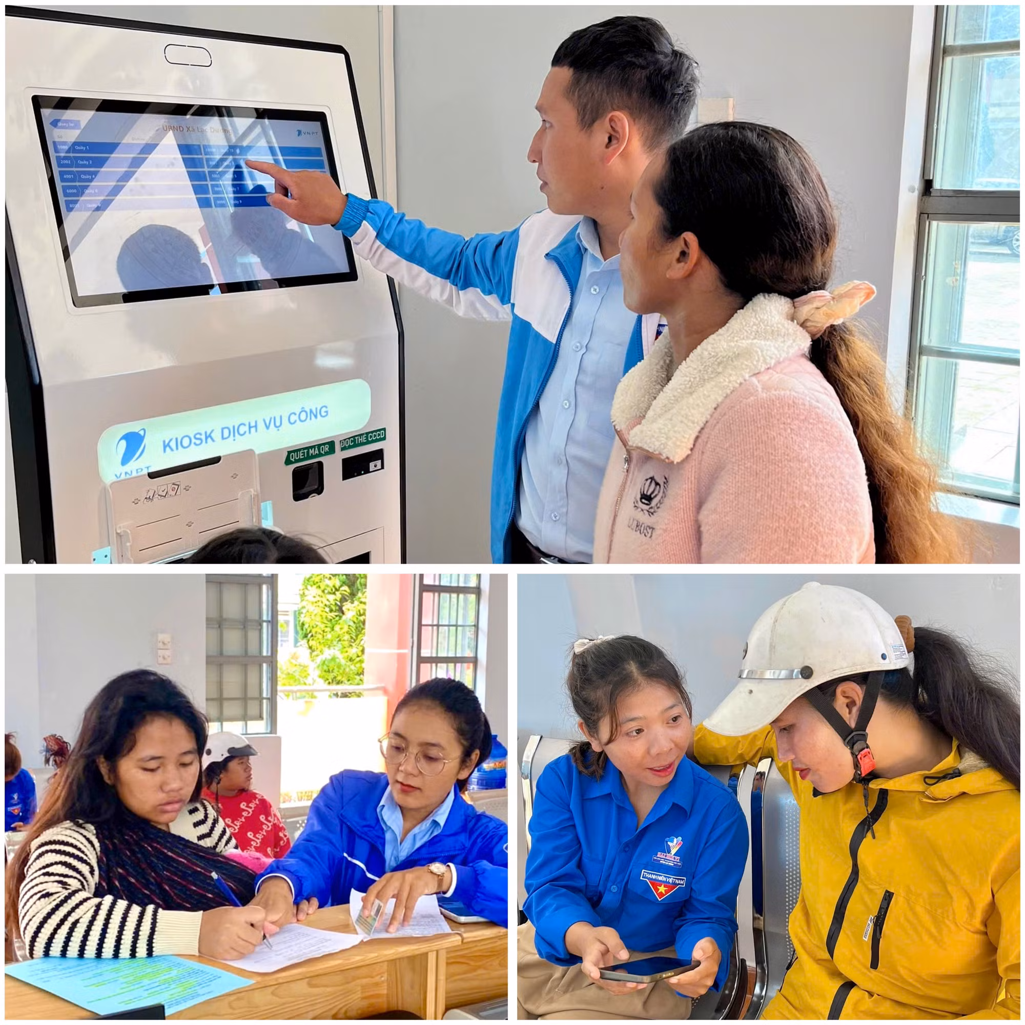 Lực lượng trẻ xã Lạc Dương đang trở thành “cầu nối số” giữa chính quyền và người dân.
