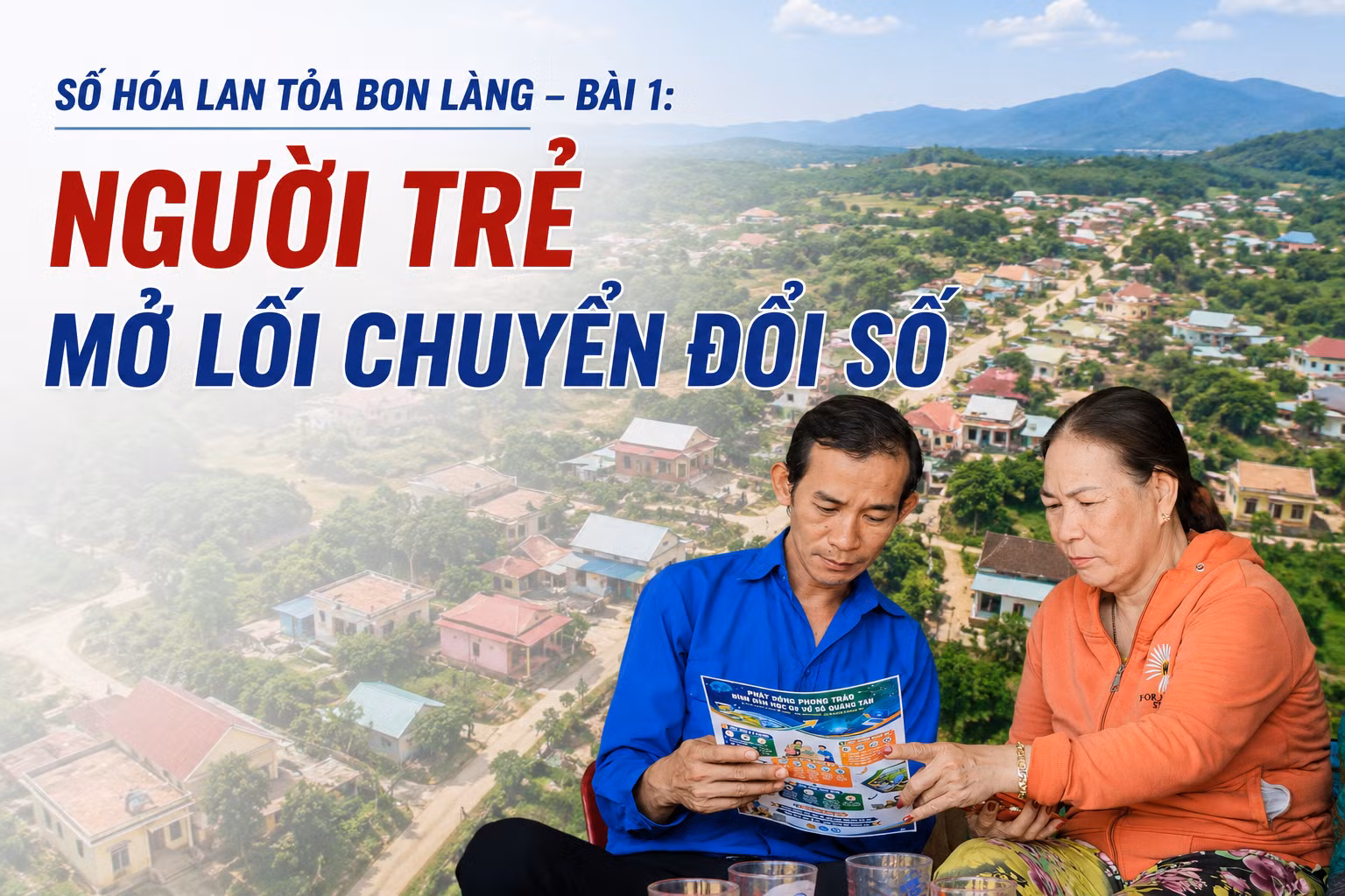 Số hóa lan tỏa bon làng - Bài 1: Người trẻ mở lối chuyển đổi số