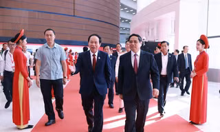 Thủ tướng Phạm Minh Chính dự Đại hội Đảng bộ thành phố Hải Phòng