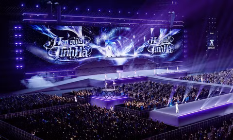 Choáng với toàn cảnh sân khấu concert Tinh hà say hi