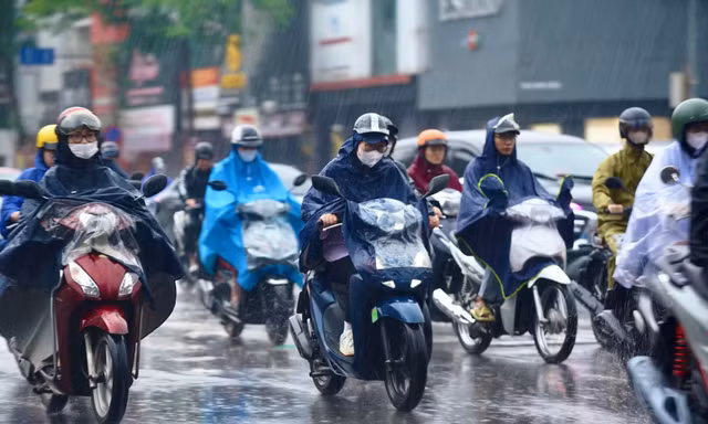 Diễn biến mưa dông ở miền Bắc dịp lễ 2/9