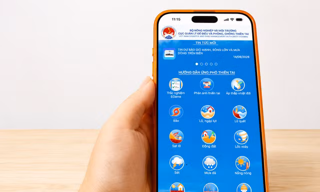 Ra mắt ứng dụng hướng dẫn phòng, chống thiên tai