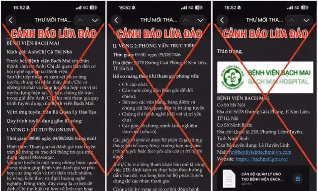 Bệnh viện Bạch Mai cảnh báo các chiêu lừa đảo nhắm vào người bệnh và thân nhân