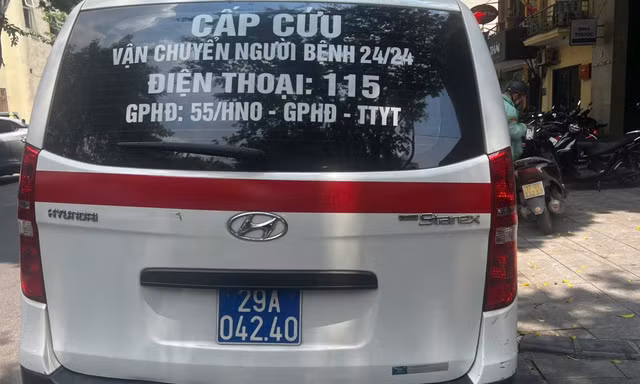 Cách nhận biết xe cấp cứu được cấp phép