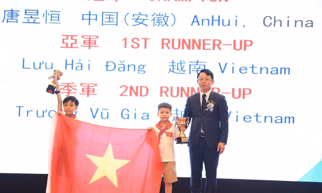 Giành vàng tại AIMO Quốc tế 2026: Thể hiện bản lĩnh, khát vọng vươn lên