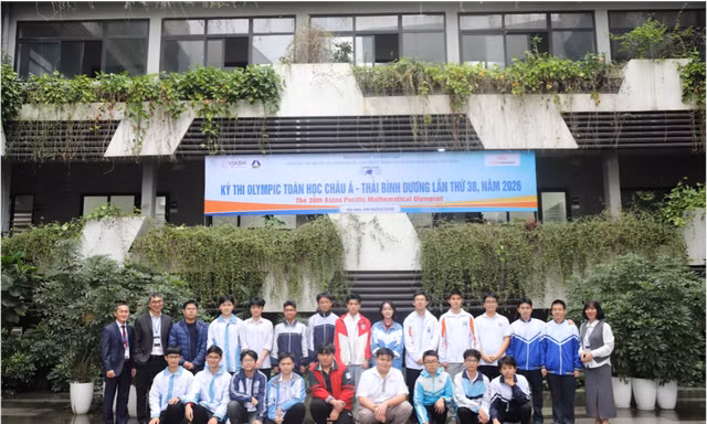 Học sinh Việt Nam thắng lớn tại Kỳ thi Olympic Toán học Châu Á – Thái Bình Dương 2026