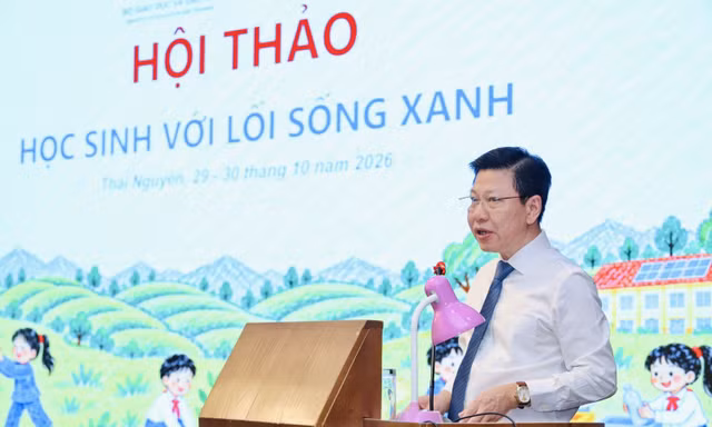 Bảo vệ môi trường sống bắt đầu từ giáo dục học sinh