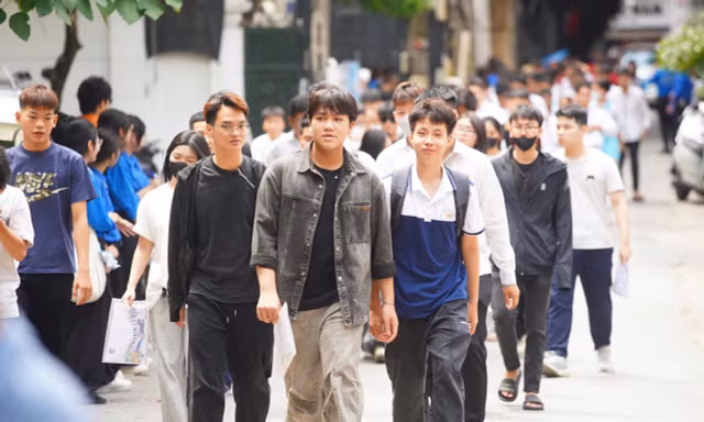 Thí sinh dự thi tốt nghiệp năm 2026