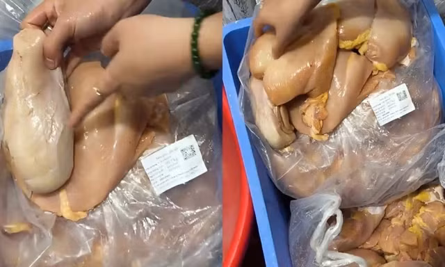 Phát hiện thịt gà, tôm có mùi bất thường vào trường học: Đơn vị cung cấp thực phẩm nói gì?