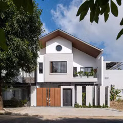 Nhà phố 150m² ưu tiên ánh sáng và cây xanh giữa khu dân cư