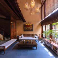 Ngôi nhà 100m² ngoại thành Hà Nội có phòng ngủ như tổ chim