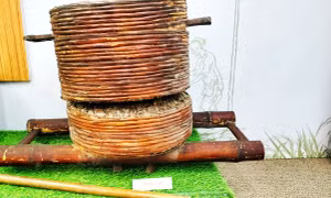 Bên trong bảo tàng lúa nước 