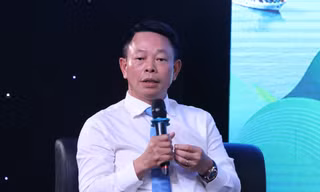 Ông Phùng Công Sưởng - Tổng Biên tập Báo Tiền Phong - tham dự diễn đàn.