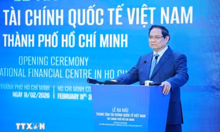 Thủ tướng nói 3 yếu tố dứt khoát phải có tại Trung tâm Tài chính quốc tế Việt Nam