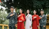 Top 3 Hoa hậu Việt Nam 2024 tham gia hoạt động kỷ niệm 80 năm Quốc khánh 2/9