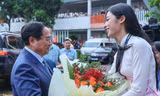 Á hậu 2 Hoa hậu Việt Nam 2024 Vân Nhi vinh dự được gặp Thủ tướng Chính phủ
