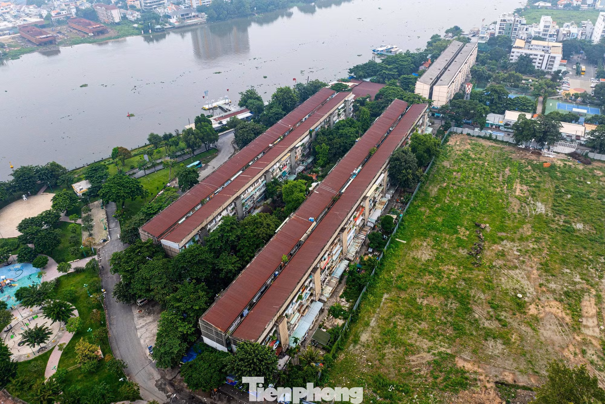 Những hình ảnh khác lạ ở cư xá Thanh Đa sau khi dân rời đi