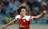 Matteo Guendouzi ăn mừng bàn thắng ra mắt Arsenal