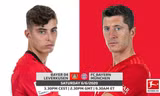 Leverkusen và Bayern Munich gặp nhau lúc 20h30 tối nay.
