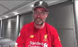 HLV Jurgen Klopp bật khóc vì hạnh phúc.
