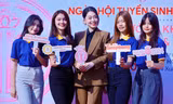 Á hậu Phương Nga và 'Người đẹp nhân Ái' Ngọc Mai đồng hành cùng dàn thí sinh 'Hoa hậu Việt Nam 2024' tại ĐHQG Hà Nội