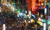 Phố đi bộ Bùi Viện (quận 1), một trong những địa điểm có thế mạnh về kinh tế đêm ở TPHCM mở cửa trở lại từ tối 7/9 sau khi dịch COVID-19 lắng xuống