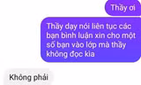 Sinh viên nêu lý do học online muộn nhưng lại nhận về câu trả lời "cực phũ" từ thầy giáo