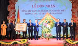 Đền Bạch Mã đón bằng Di tích Quốc gia đặc biệt 'Thăng Long tứ trấn'