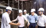 Bí thư Hà Nội kiểm tra tiến độ hệ thống xử lý nước thải Yên Xá 