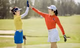 Ngọc Hân, Jennifer Phạm bất ngờ thân thiết như chị em nhờ cùng đam mê chơi golf