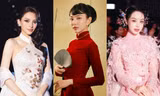 Dàn Hoa hậu chọn áo dài đi dự sự kiện: Thanh Thủy hóa công chúa mùa Xuân