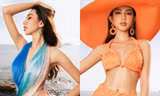 Ngắm Hoa hậu Thùy Tiên đẹp hút hồn như "nữ thần biển cả" trong loạt thiết kế cắt xẻ hiểm hóc