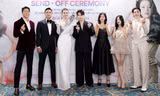 Dàn cast Đảo Thiên Đường tới cổ vũ Á hậu Khánh Linh trước ngày đi thi quốc tế