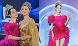 Hoa hậu Quốc tế Huỳnh Thị Thanh Thủy đọ sắc cùng đương kim Miss World 2024