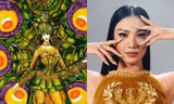 Trang phục Dân tộc của Á hậu Kim Duyên tại Miss Universe mang hình ảnh món ăn truyền thống
