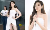 Hoa hậu Đỗ Thị Hà khoe chân dài miên man trong buổi huấn luyện thí sinh Miss EAUT 2023
