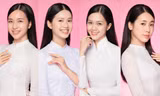 Top 41 Hoa hậu Việt Nam 2024 khoe nét đẹp thanh thuần trong tà áo dài trắng