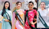Miss Earth 2023: Hoa hậu Lan Anh và dàn thí sinh Đông Nam Á khoe sắc cùng áo dài