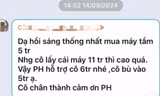 Tạm ngưng đứng lớp với cô giáo xin phụ huynh ủng hộ tiền mua laptop
