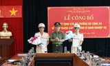 Hai Phó Giám đốc Công an Lạng Sơn được thăng quân hàm Đại tá. (ảnh: A.K)