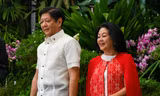 Tổng thống Philippines Ferdinand Marcos Jr cùng Phu nhân. (Ảnh: Reuters)