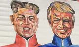 Họa sĩ vẽ tranh khủng định tặng Tổng thống Donald Trump