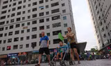 Dự án nhà cao tầng tại Linh Đàm (Hoàng Mai, Hà Nội), chủ đầu tư xây sai phép khiến người dân không được làm sổ đỏ. Ảnh: Như Ý 