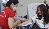 Sinh viên trường ĐH Công nghệ thông tin (ĐHQG TP. HCM) hào hứng ‘Hiến máu tình nguyện Chủ nhật Đỏ’